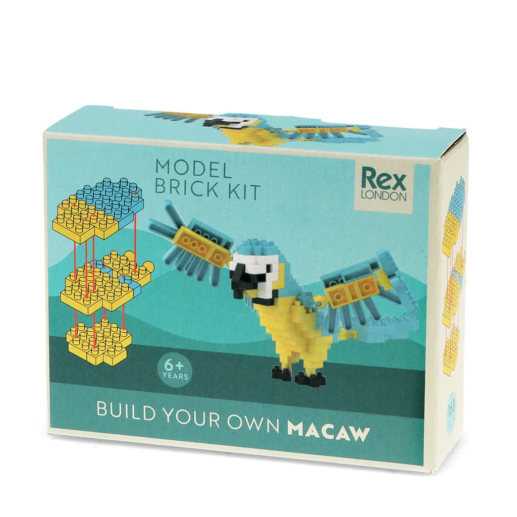 Build your own animal model brick kit - Macaw