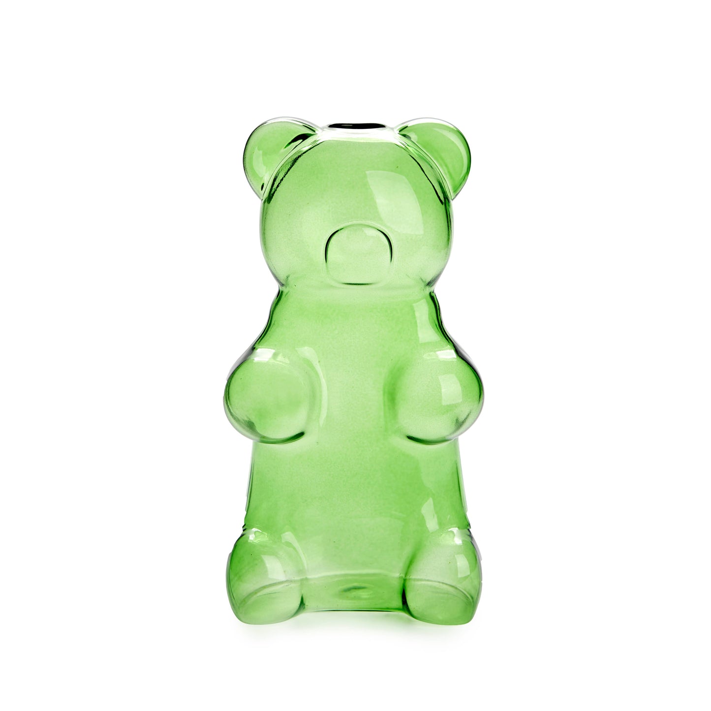 Balvi Yummy Bear Glass Vase Green Vase