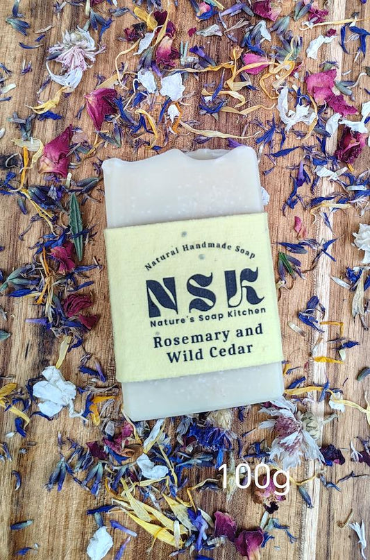 NSK Pink Grapefruit & Rosemary with Cedar wood Vegan Soap