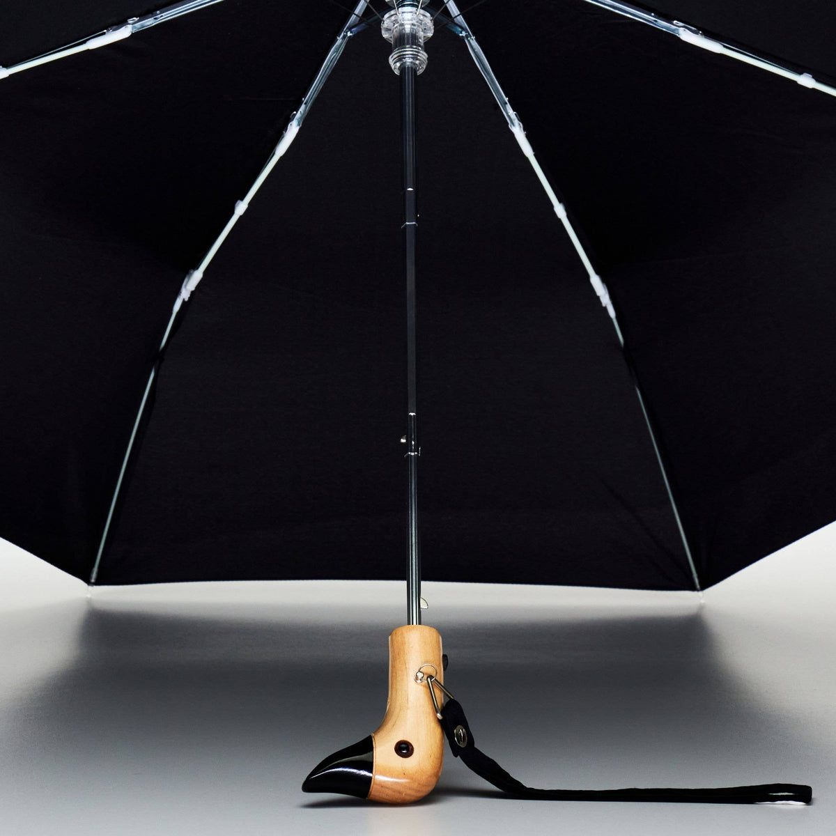Classic Black Eco-Friendly Duckhead Umbrella