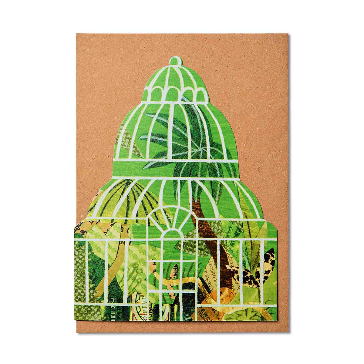 Palm House Shaped Greeting Card
