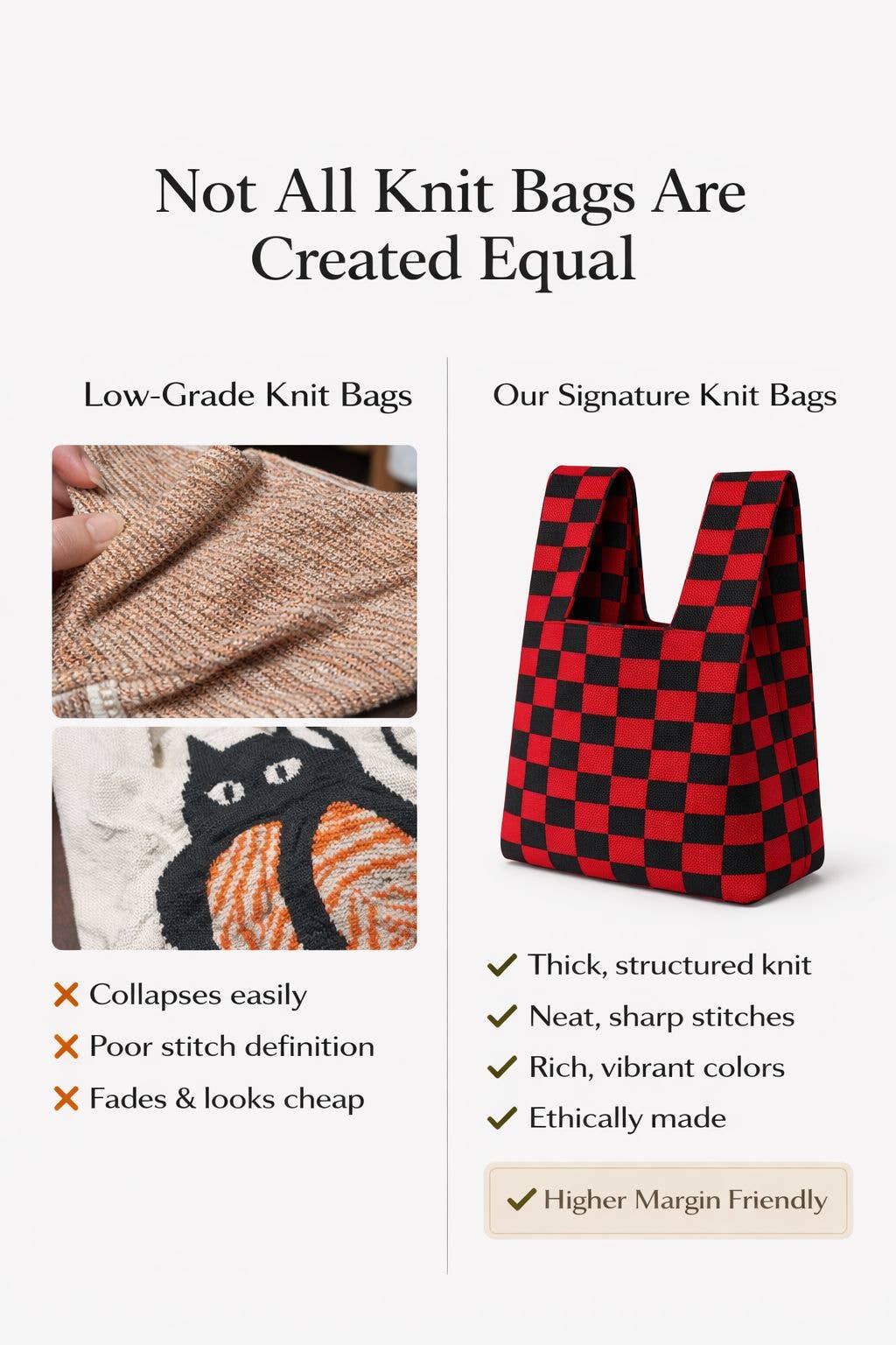 The Yarn Keeper - knitted bag
