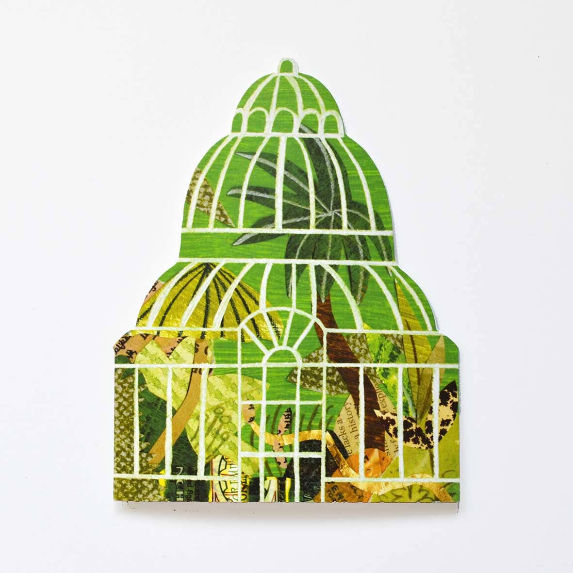 Palm House Shaped Greeting Card
