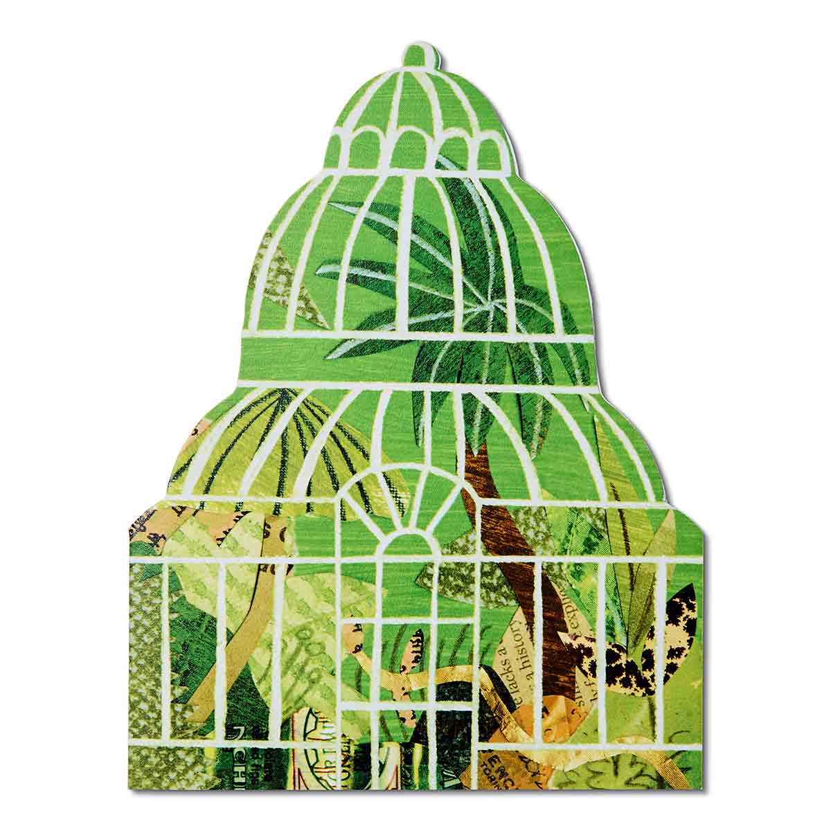 Palm House Shaped Greeting Card