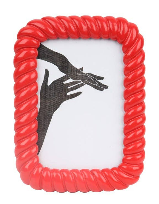 Red Twist-Layered 4x6" Photo Frame