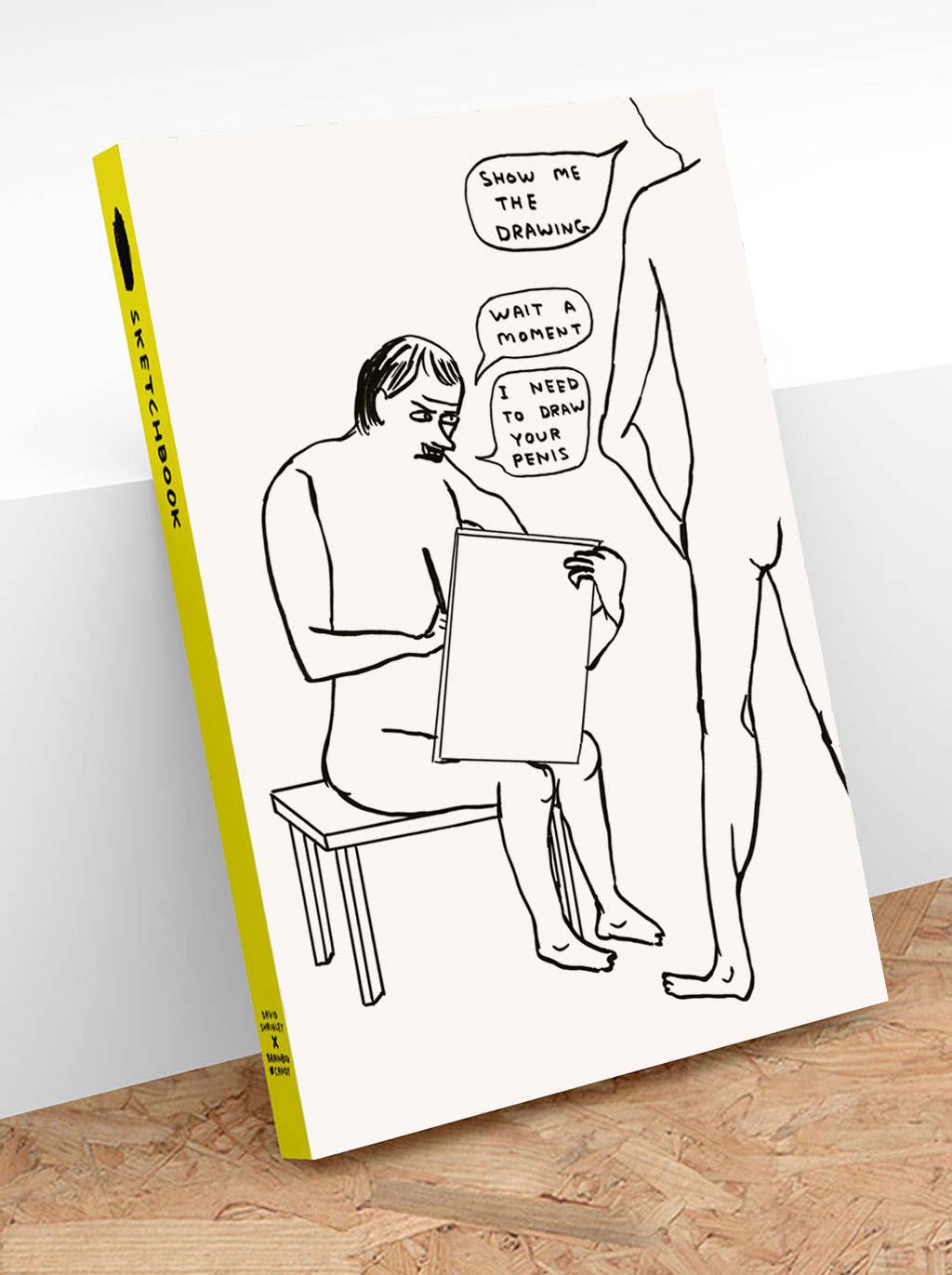 Funny Gift - Show Me Drawing Sketchbook by David Shrigley