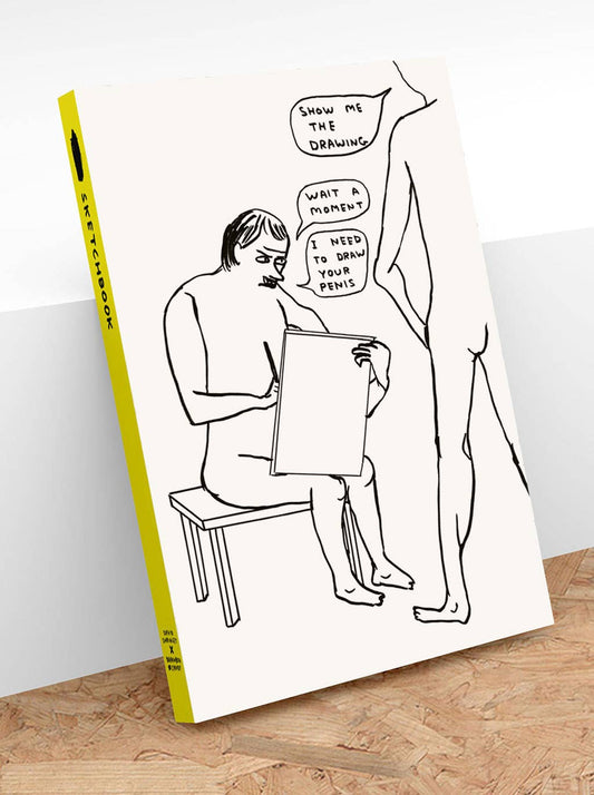 Funny Gift - Show Me Drawing Sketchbook by David Shrigley
