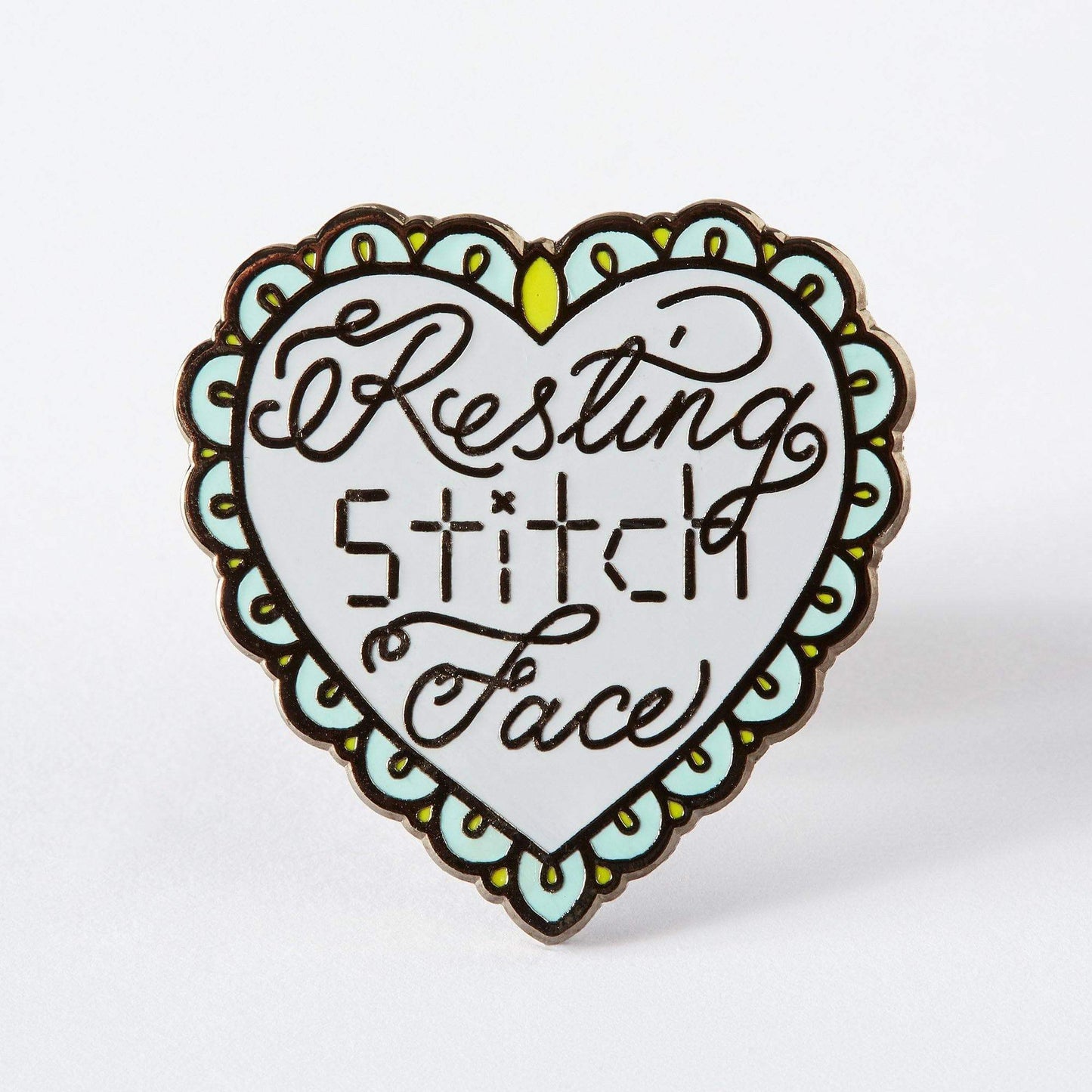 Resting Stitch Face Enamel Pin