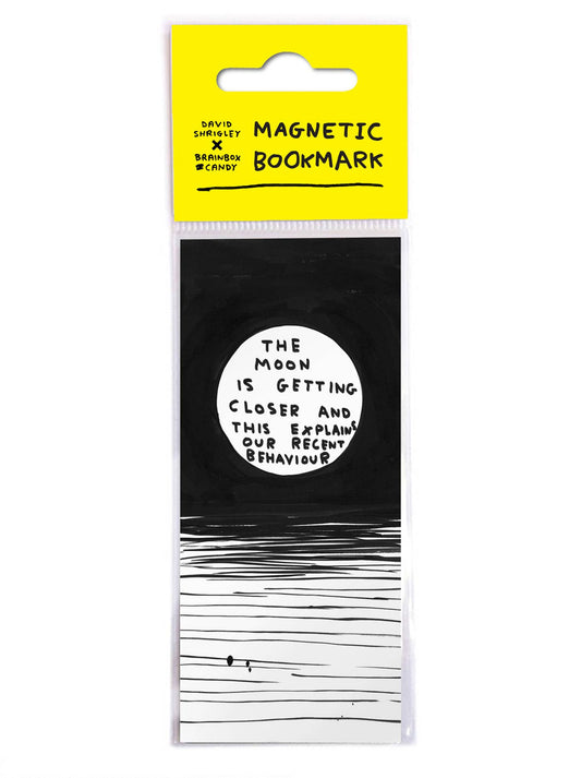 Funny Gift - The Moon Bookmark by David Shrigley