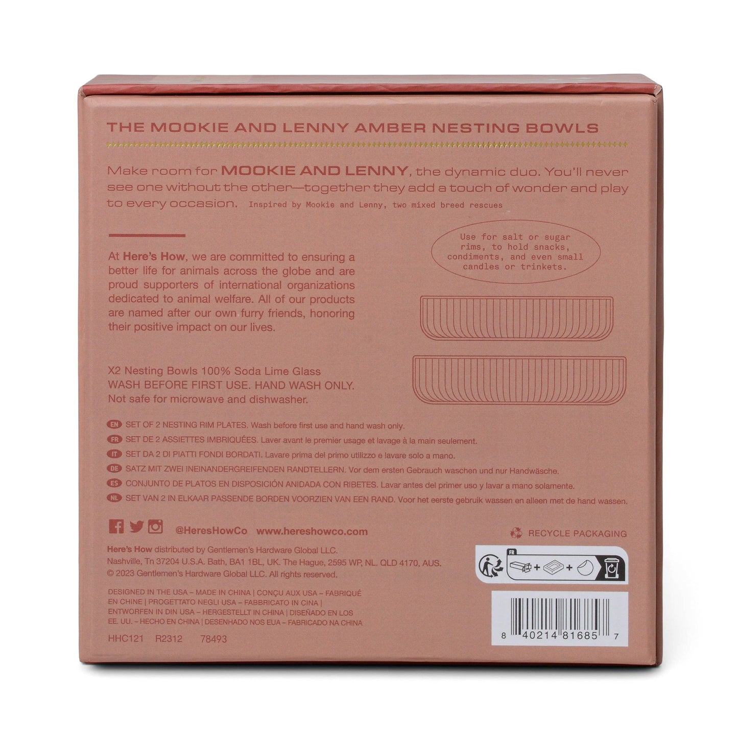 Here's How "The Mookie" and Lenny Nesting Plates - Set of 2