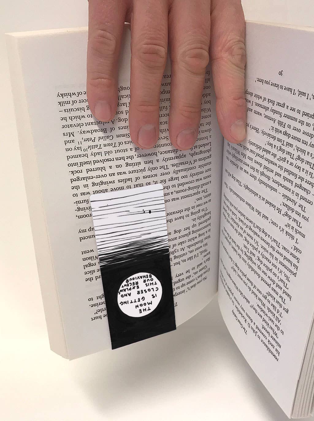 Funny Gift - Feeling Good Bookmark by David Shrigley
