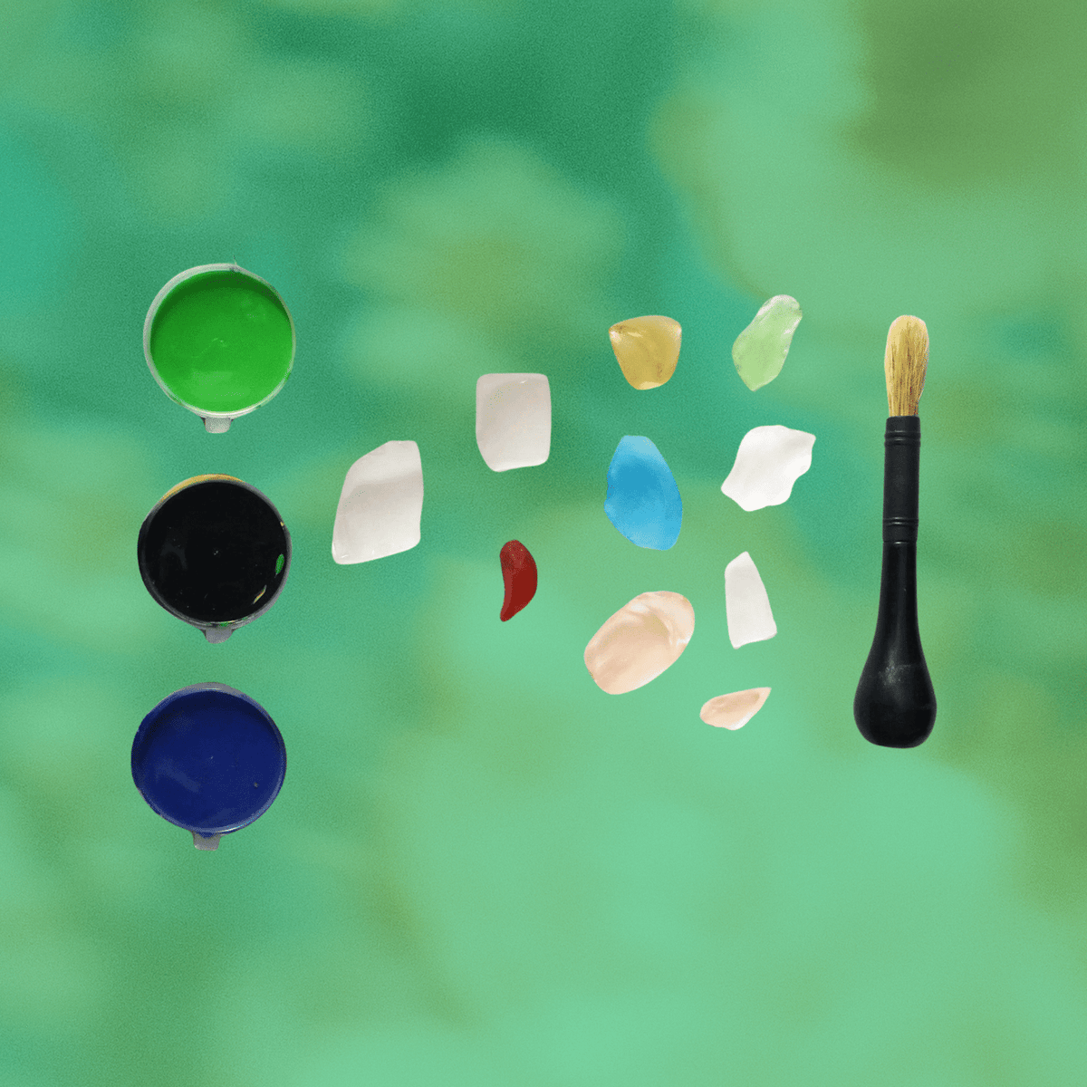 Sea glass Painting Kit with Instructions