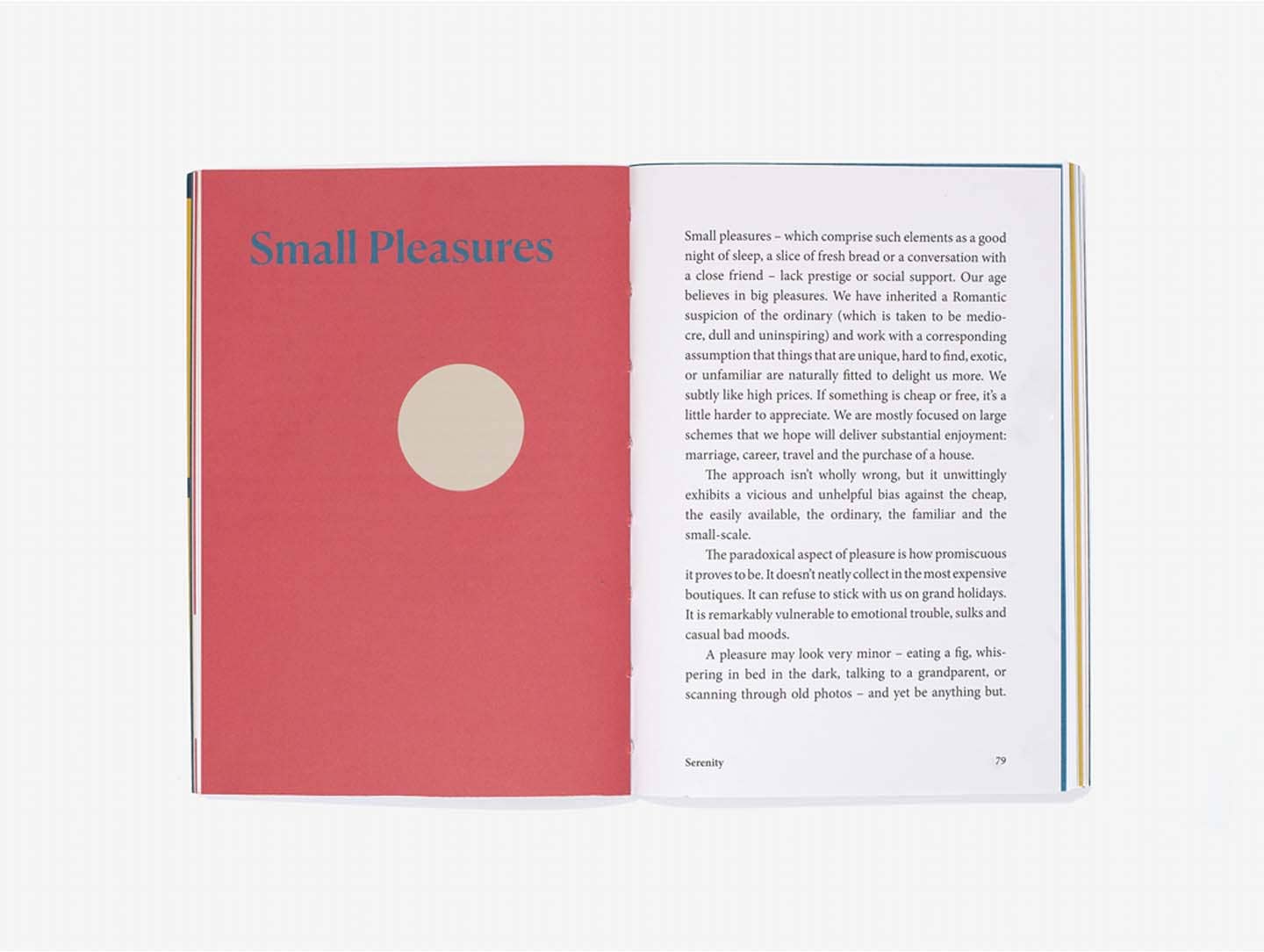 Essential Ideas Book on Serenity, Unique gift