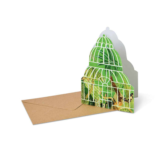 Palm House Shaped Greeting Card