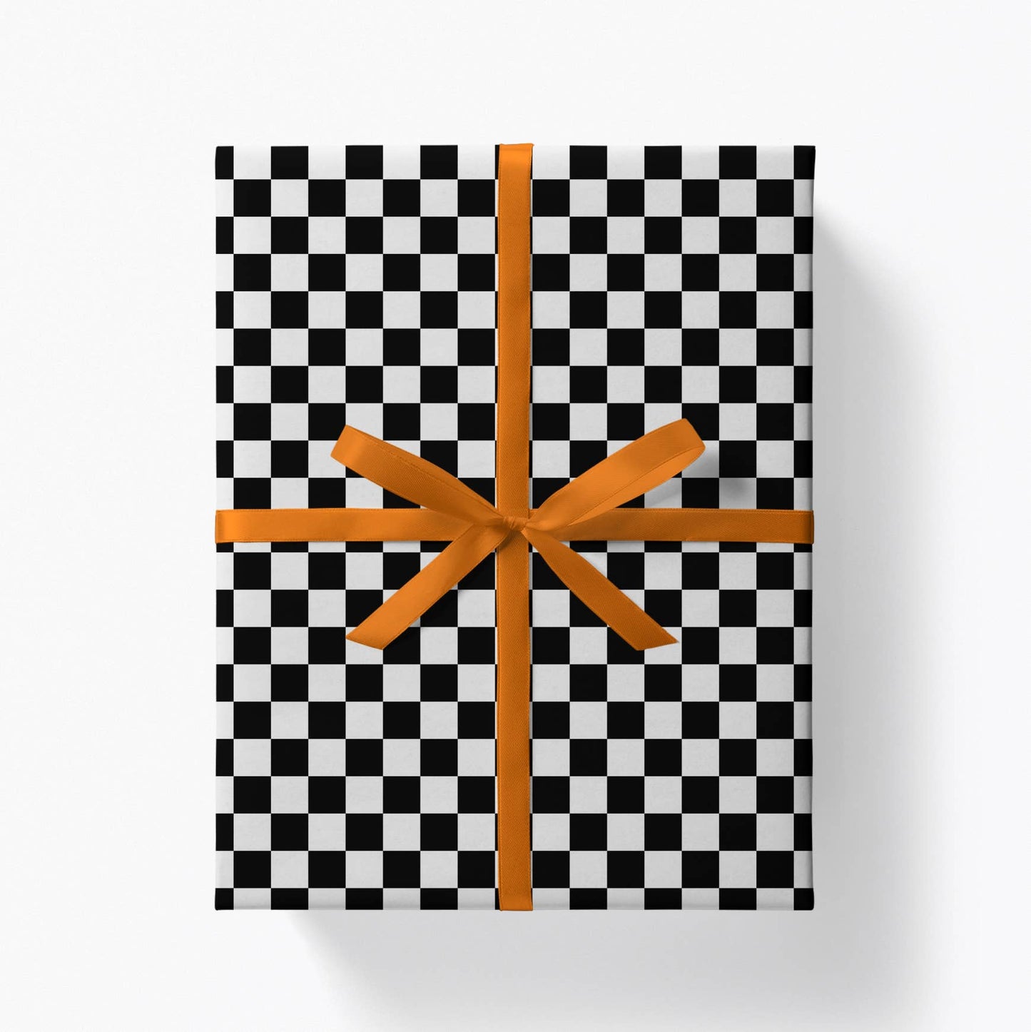Checkered Gift Wrap – Black & White