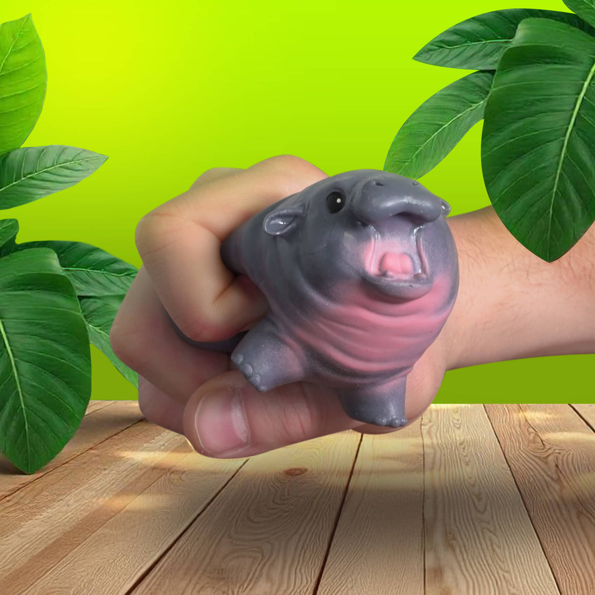 Squishmy Hippo | Cute Stress Relief Toy | Secret Santa Gift