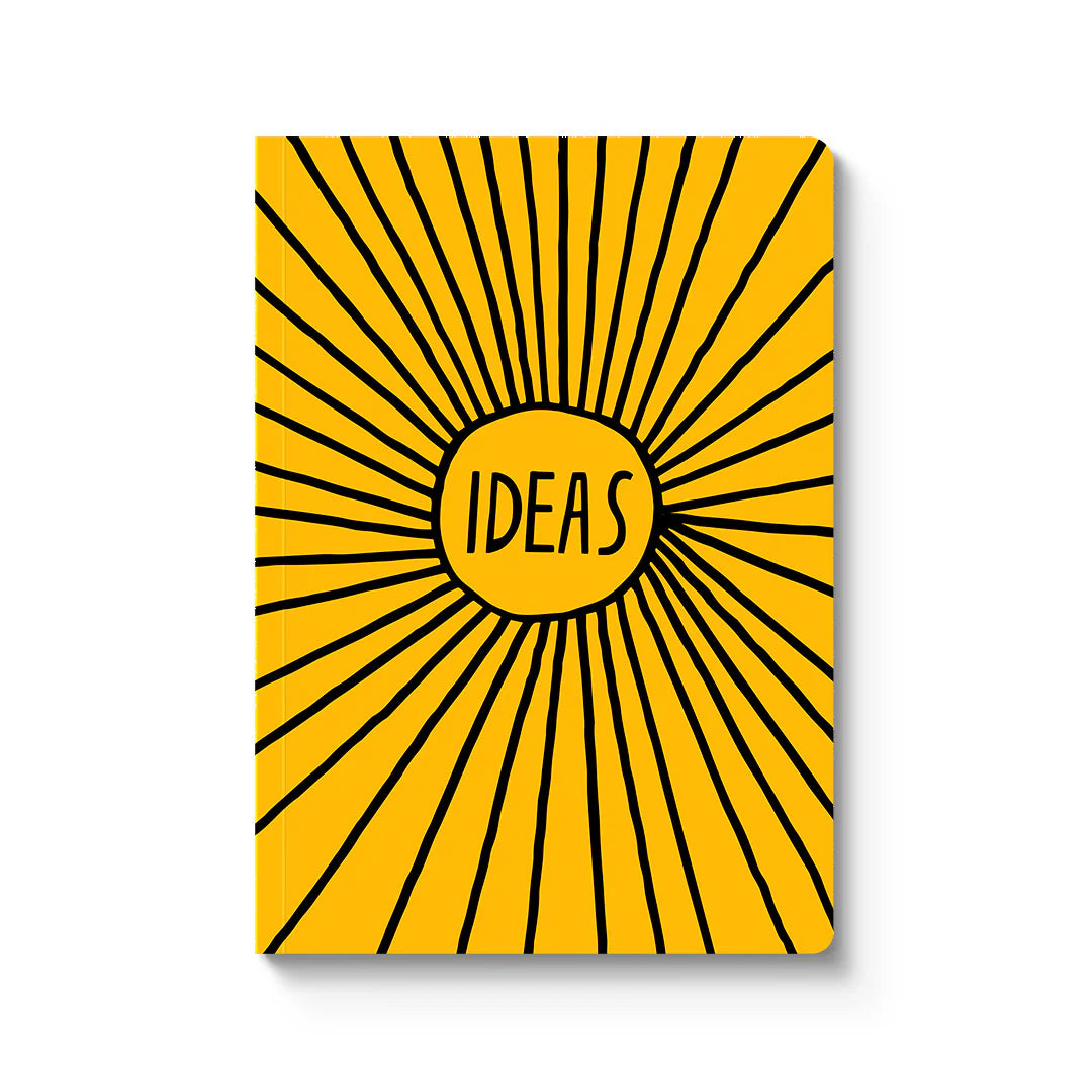 Radiating Ideas Paperback Notebook (A5)
