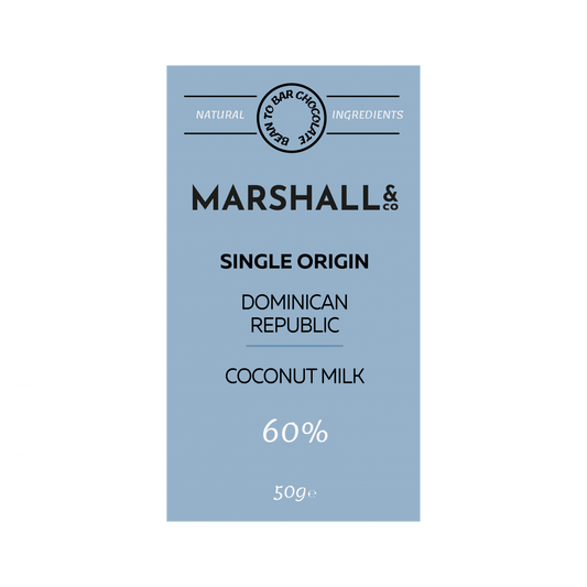 Dominican Republic Coconut Milk 60% Chocolate Bar 50g