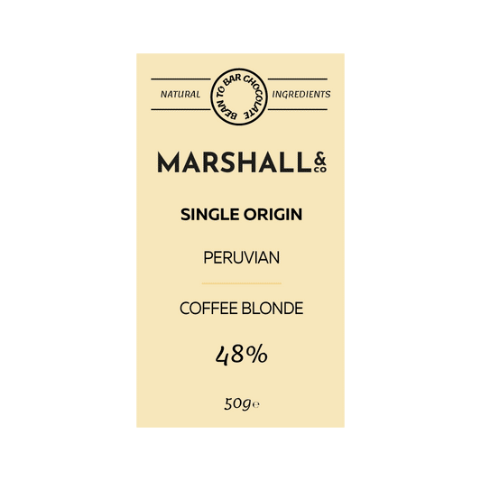 Peruvian Coffee Blonde 48% Chocolate bar 50g