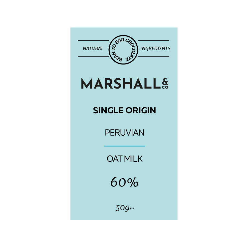 Peruvian Oat Milk 60% Chocolate bar 50g