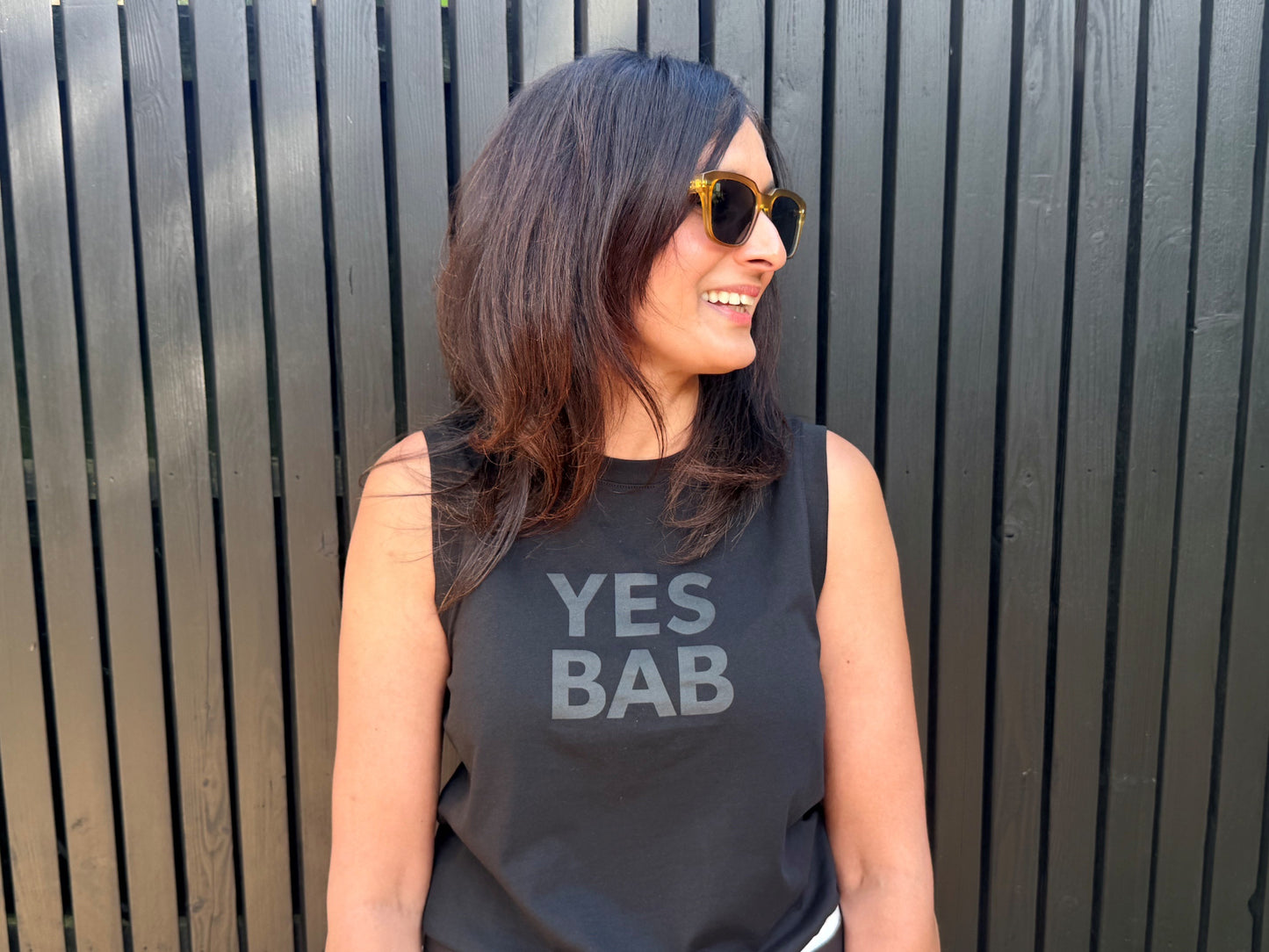 YES BAB BLACK perfect tank vest