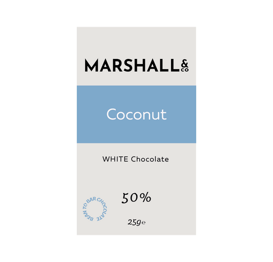 Coconut White 50% Chocolate mini bar 25g
