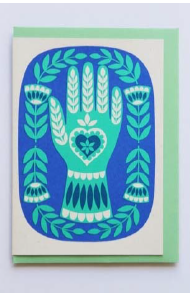 Green Fingers Card by Karoline Rerrie