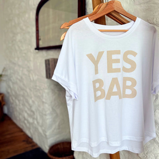 YES BAB oversize white