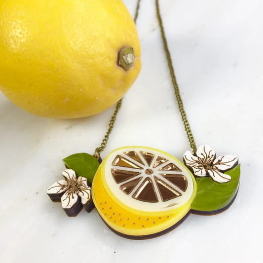 St Clements lemons necklace