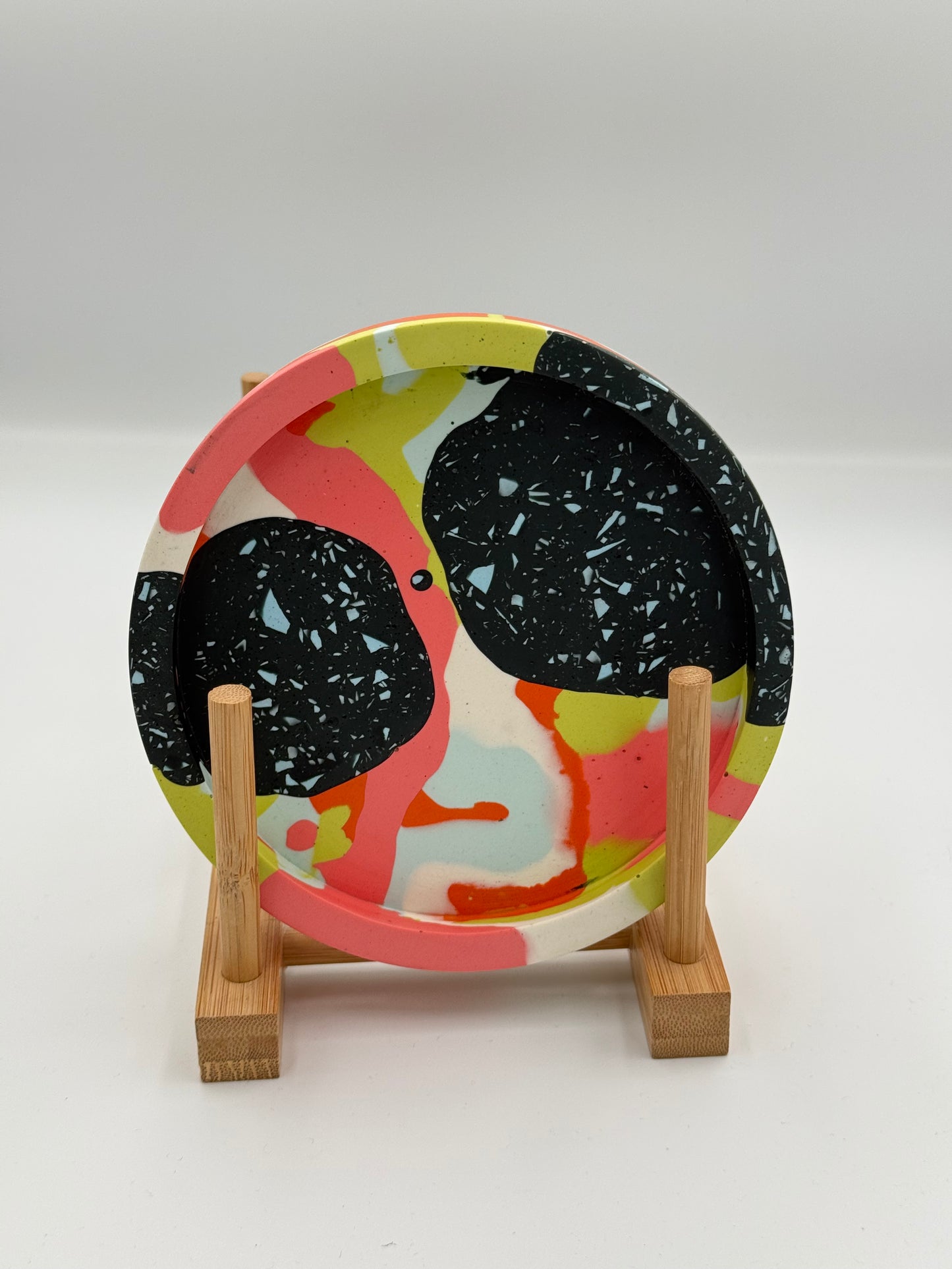 Medium Circle Jewellery / Trinket Tray - Zero Waste- Bits of Colour