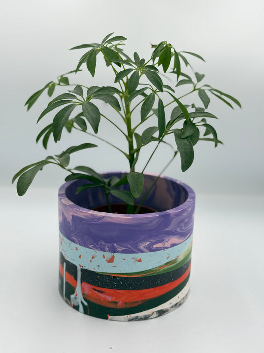 Large Plant pot - Zero Water- Bits of Colour