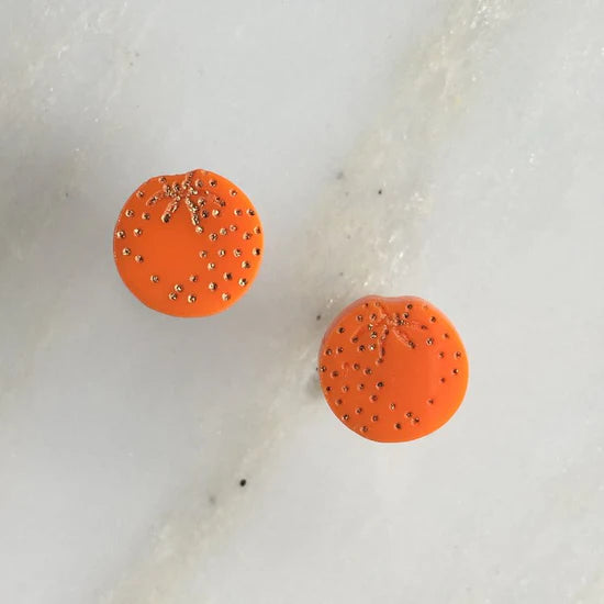 St Clements Orange Stud Earrings