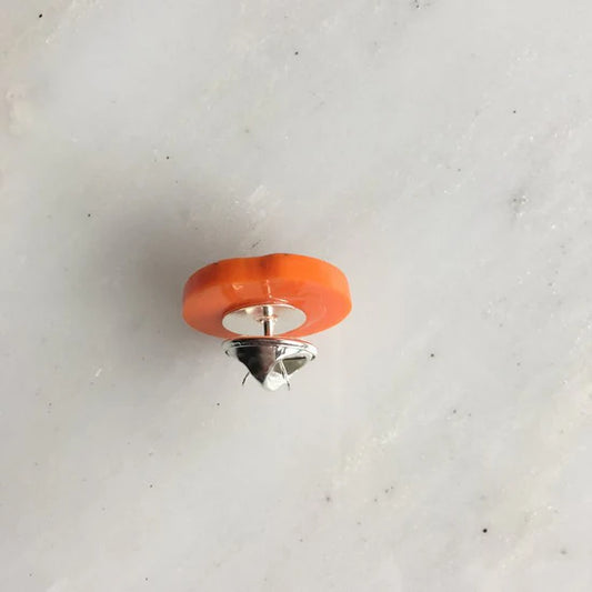 St Clements oranges pin badge