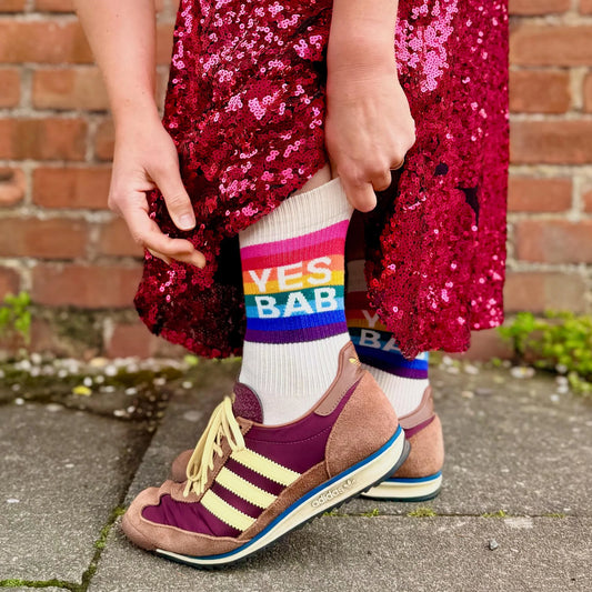 YES BAB Rainbow Socks