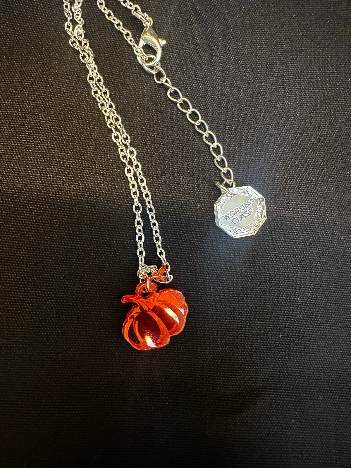 Pumpkin Pendant- Acrylic