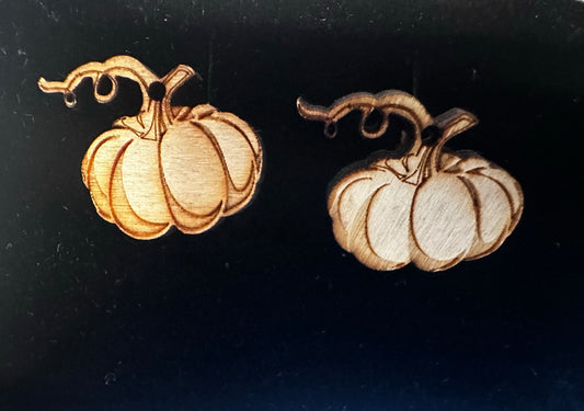 Pumpkin Wooden Cufflinks