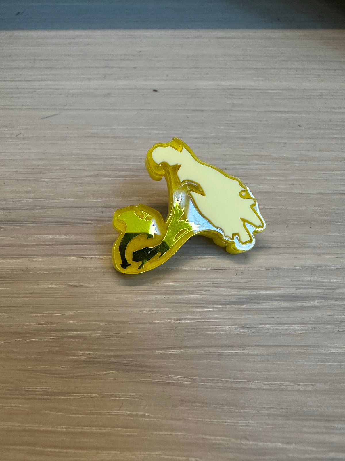 Yellow Mushroom Pin