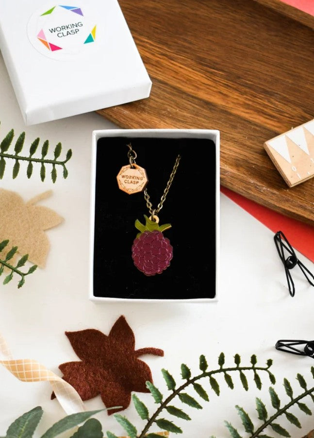 Loganberry Charm Necklace
