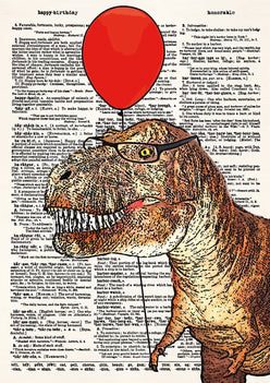 Little Tony T Rex Card