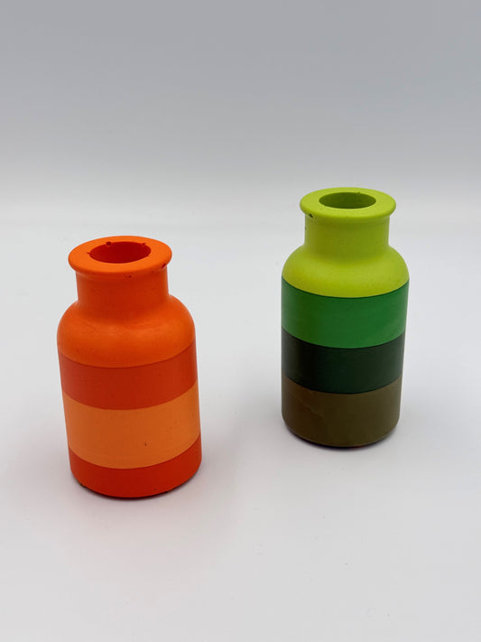 Milk Bottle Vase by Bits of Colour