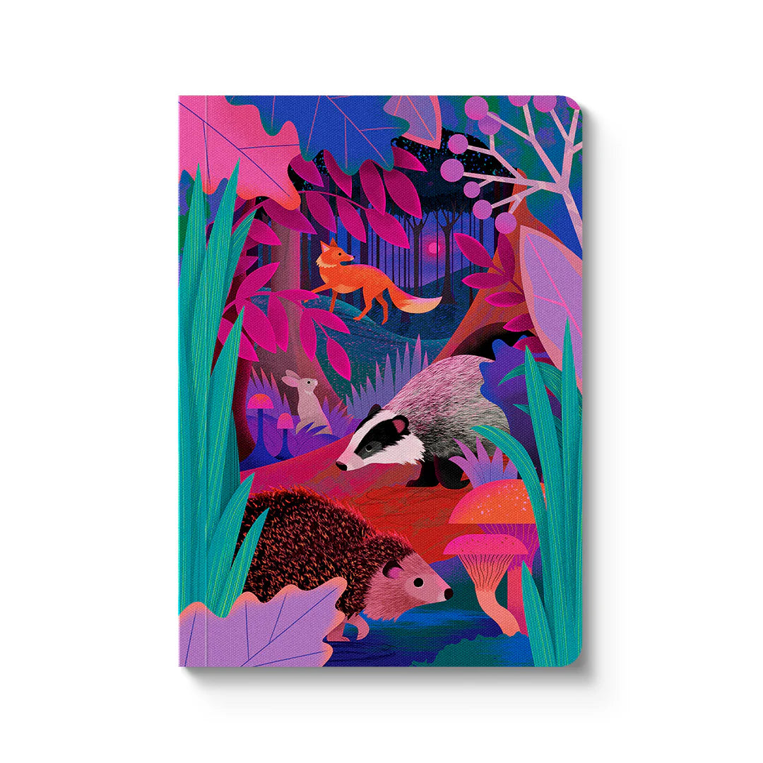 British Woodland Paperback Notebook (A6)