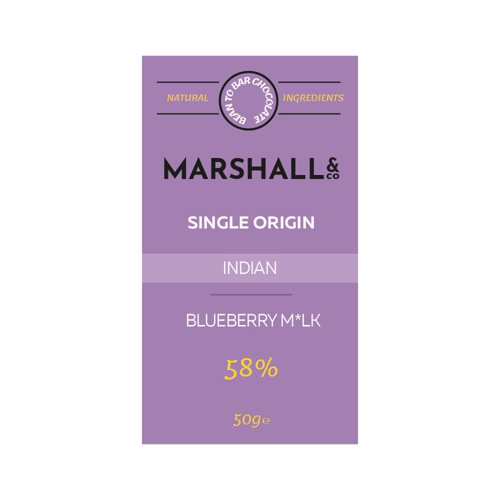 Indian Blueberry Oat Milk 58% Chocolate