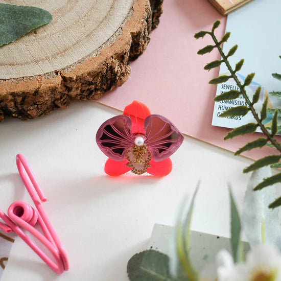 Orchid Pin Brooch