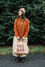 YES BAB giant caramel canvas bag