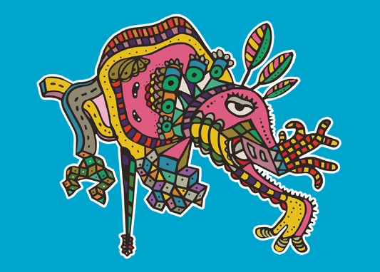 Surreal Creatures Colouring Book