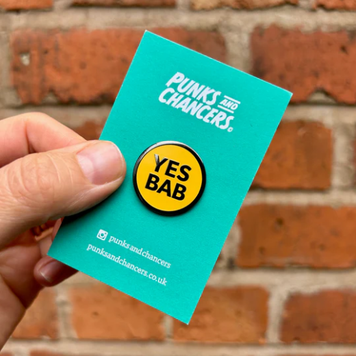 Yes Bab Sunshine Enamel Pin