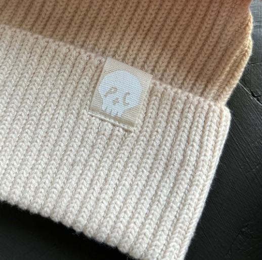 Yes Bab Chunky Rib Winter White Beanie