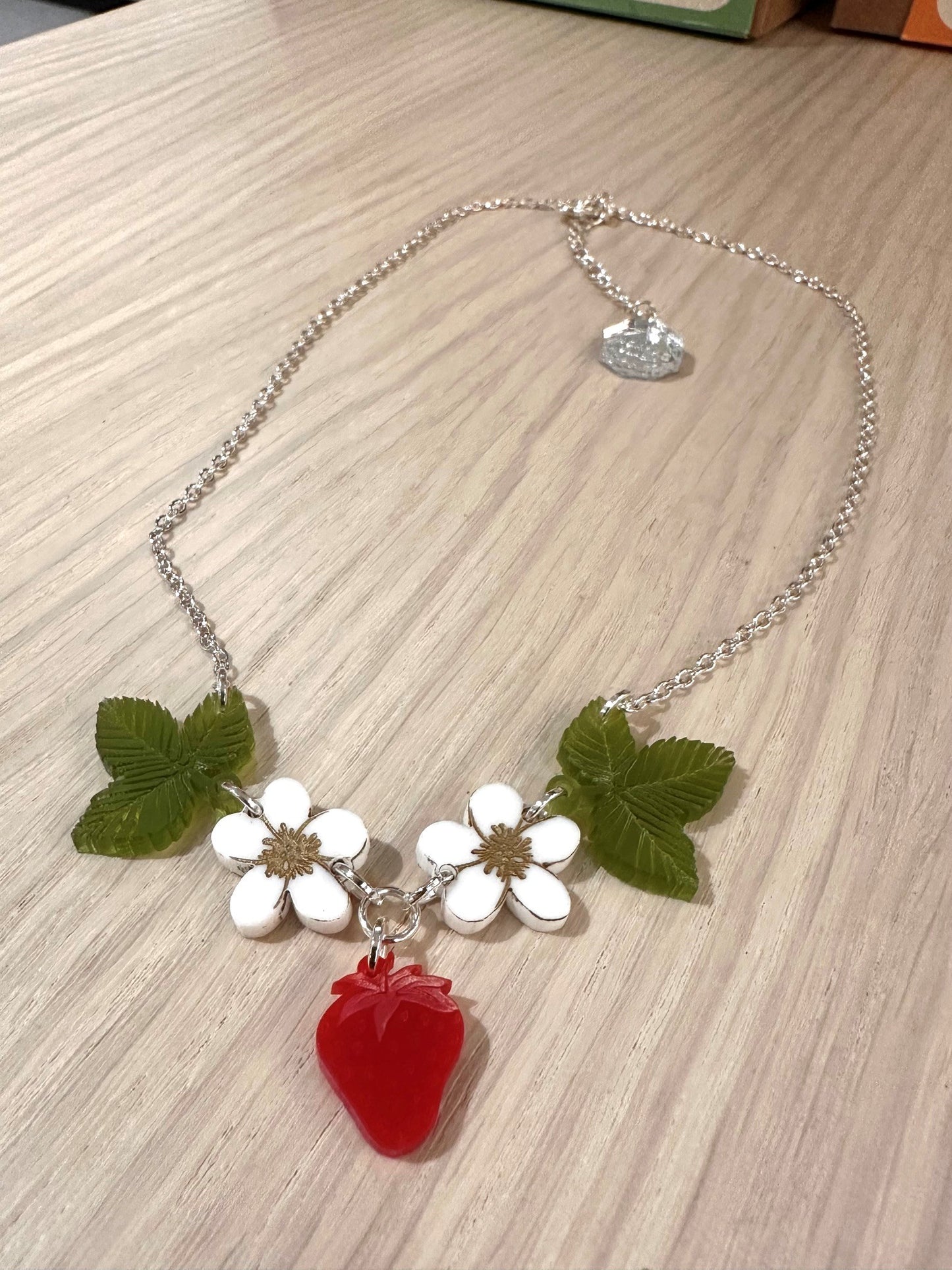 Wild Strawberry Necklace