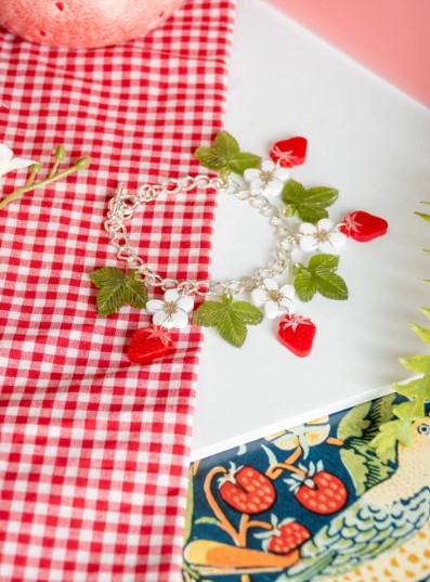 Strawberry Charm Bracelet