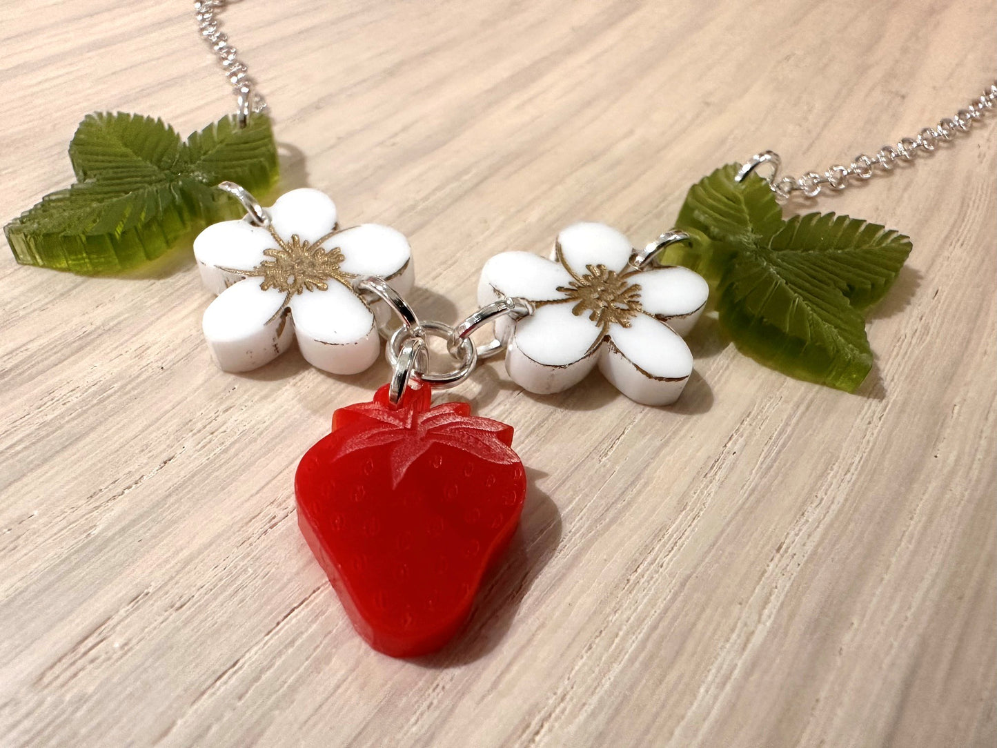 Wild Strawberry Necklace